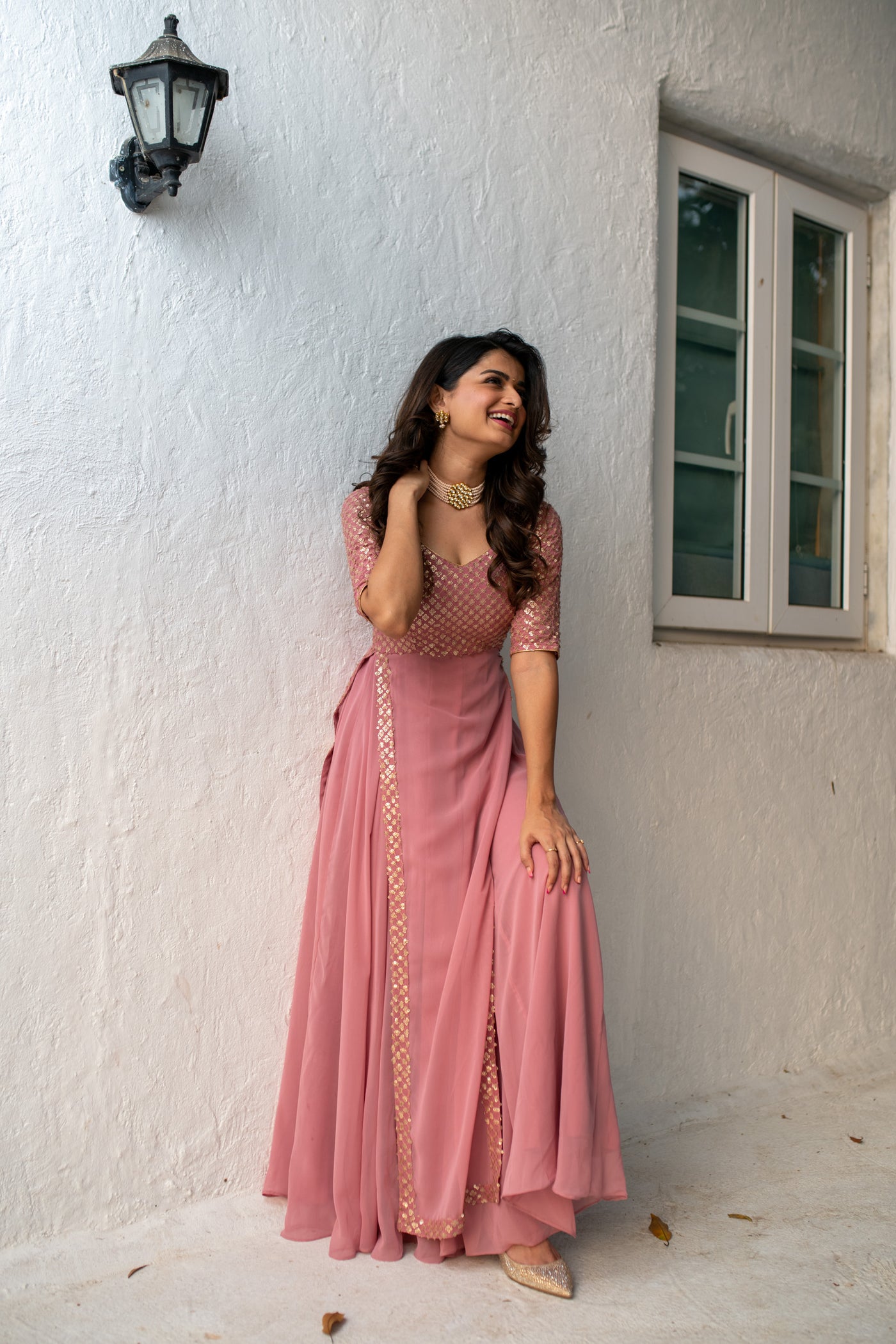 sachin and babi light blue dress Brown Formal Dresses & Evening Gowns