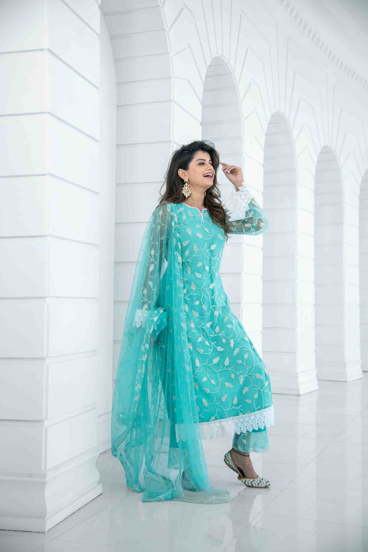 Sea Green Pakistani Set Sea Green Pakistani Set