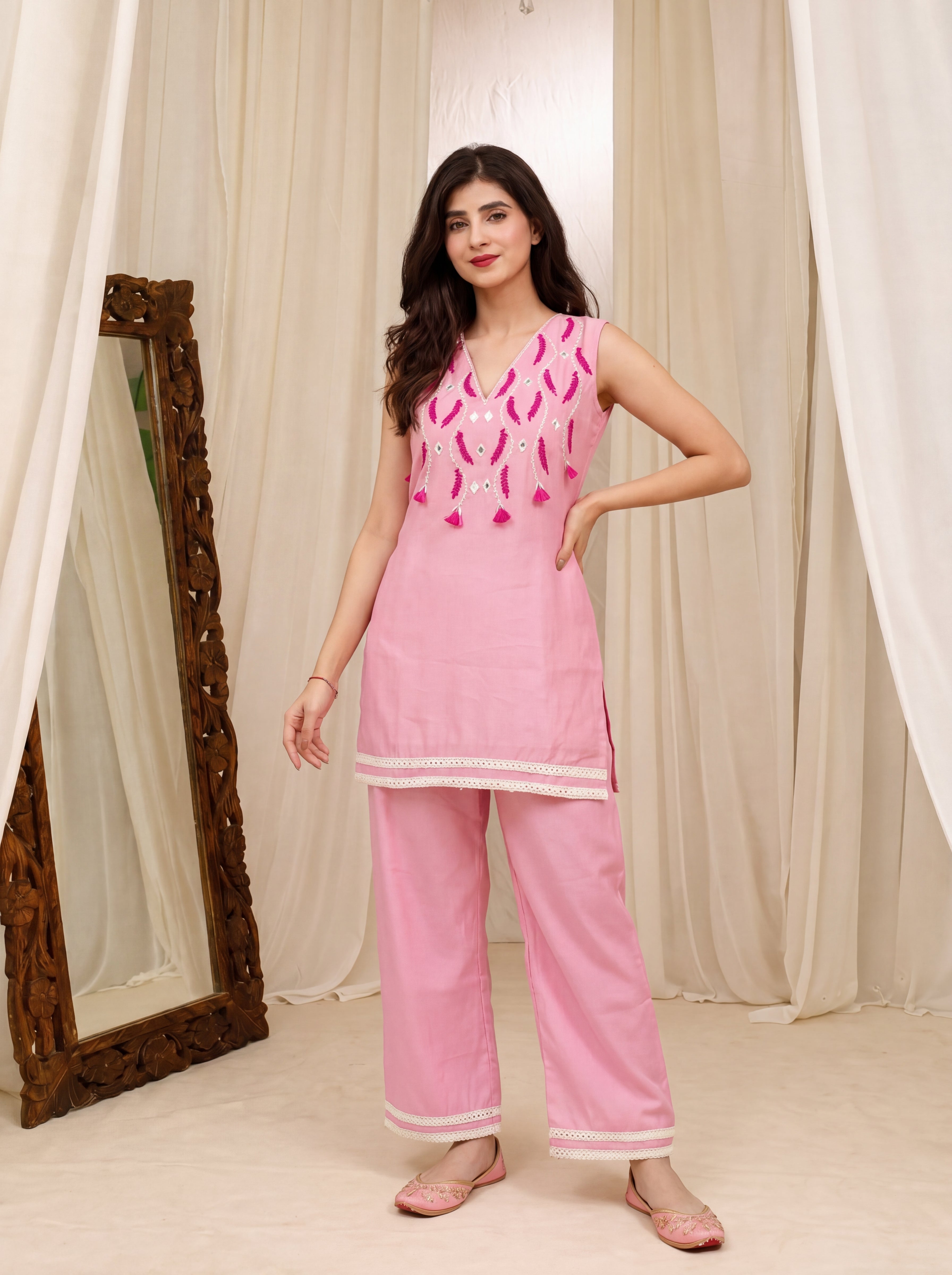 Pink Sort Co-Ord Set