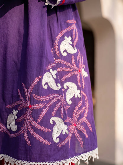Purple and Red Co-Ord Set
