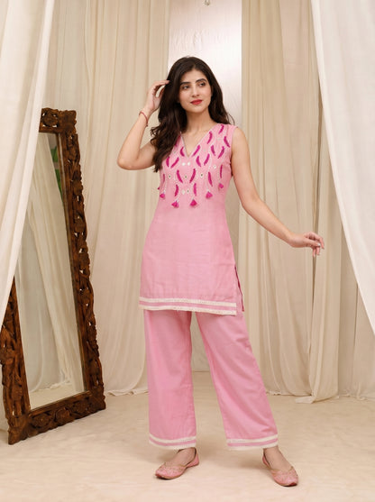 Pink Sort Co-Ord Set
