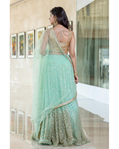 Mint Green Lehenga