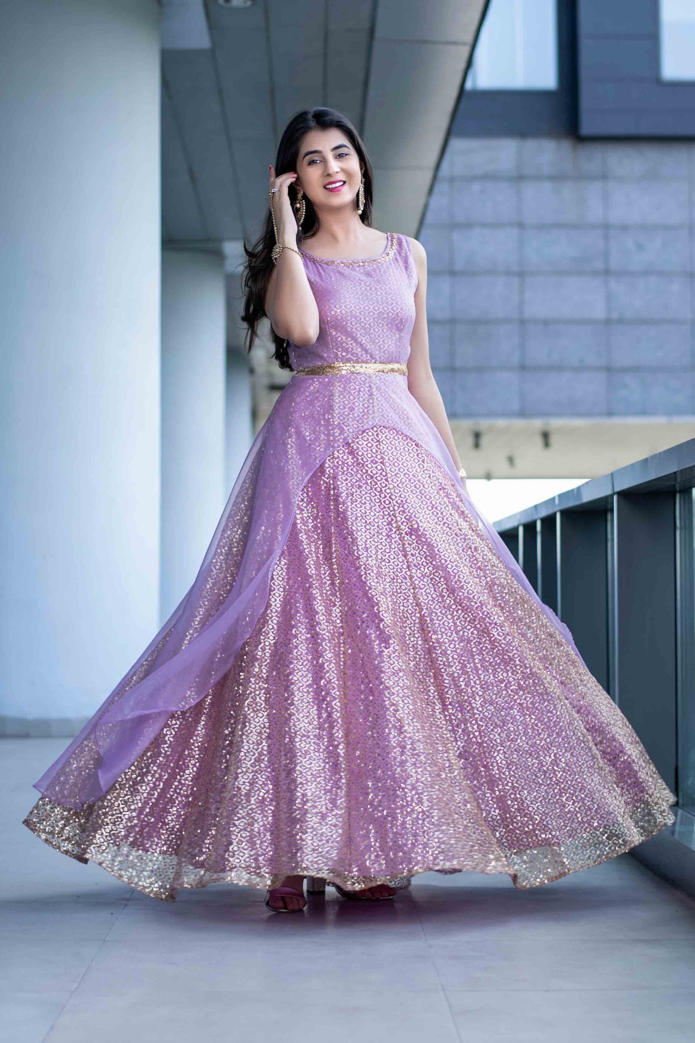 Buy Lavender Love Gown for Women Online Buy Lavender Love Gown for Women Online