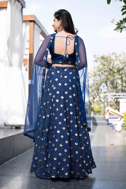 Blue Lehenga