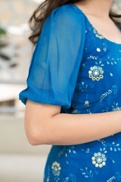 Turquoise Blue Patiala