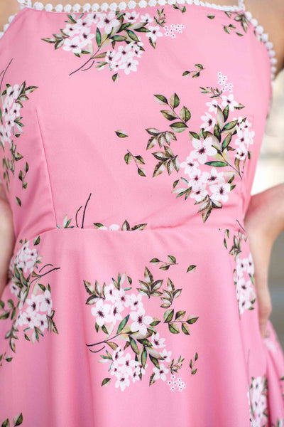 Floral Affair Pink Short Dress