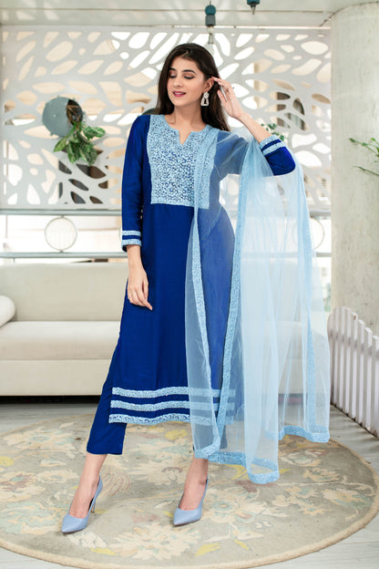 Shades Of Blue Kurta Set