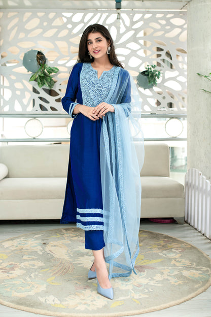 Shades Of Blue Kurta Set