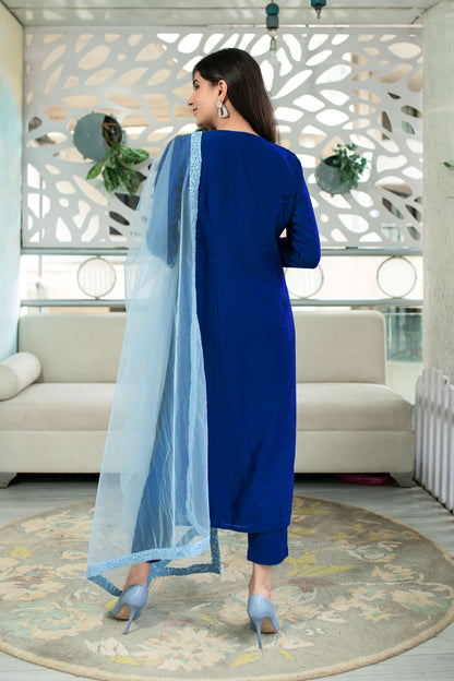 Shades Of Blue Kurta Set