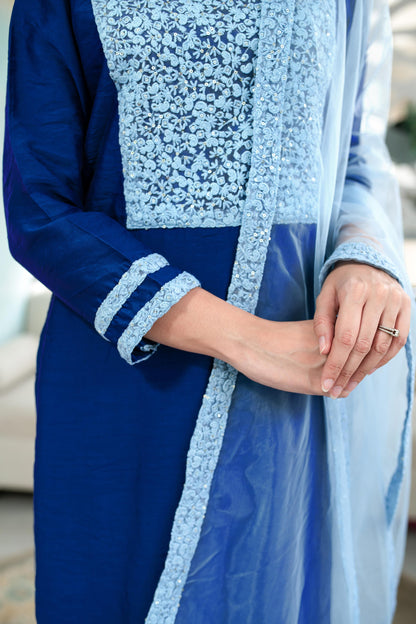 Shades Of Blue Kurta Set