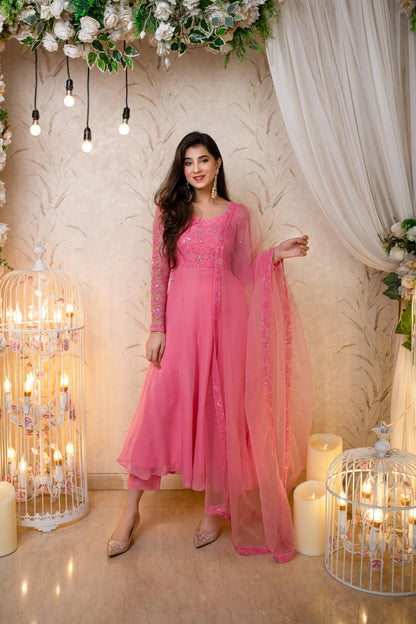 Baby Pink Anarkali