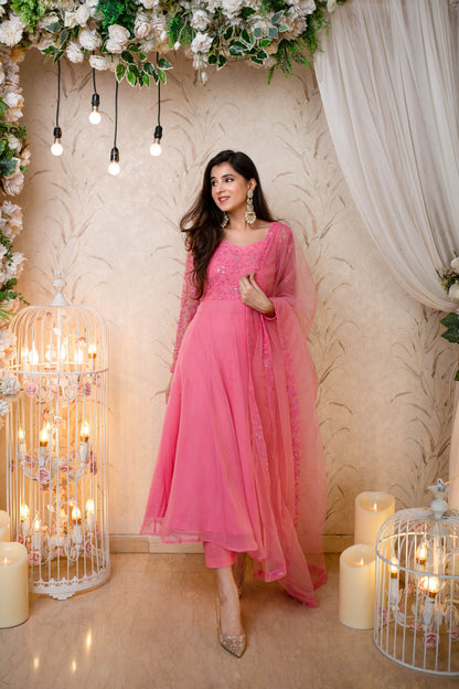 Baby Pink Anarkali