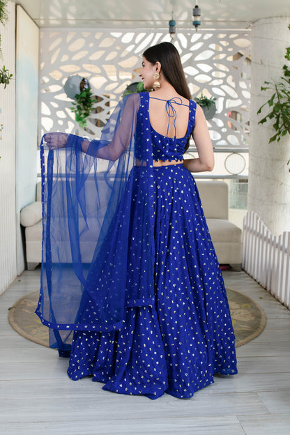 Royal Blue Lehenga