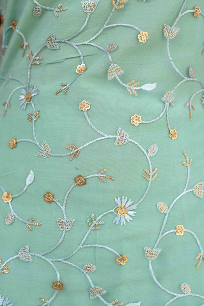 Green Patiala Suit Set