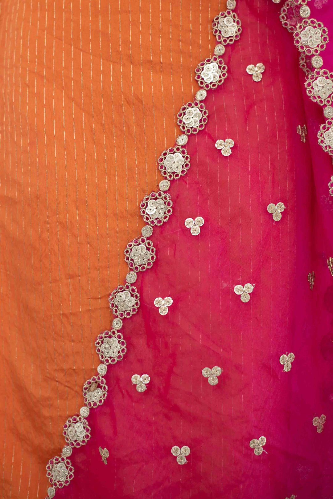 orange and pink combination dress material Buy Light Brown And Orange Combination,Orange and Pink Floral Embroidery Full Length Chanderi Cotton Silk Dress Material with Dupatta Festival collection at Amazon.in